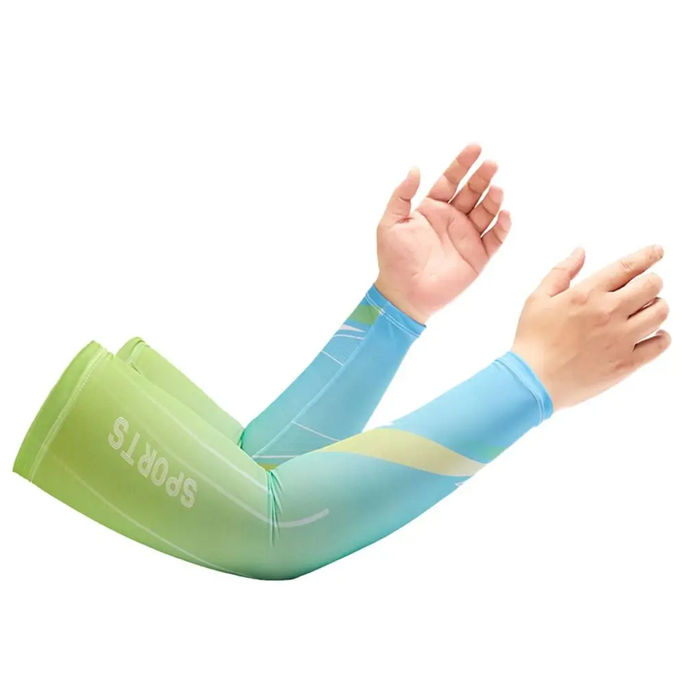 New Running Summer Cooling Sun Protection Outdoor Sport Arm Cover Arm Sleeves