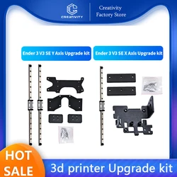 Ender 3 v3 se impressora 3d kit de atualização do eixo x com placa traseira cnc mgn9h guia ferroviário linear duplo eixo y kit atualização para ender 3 v3 se