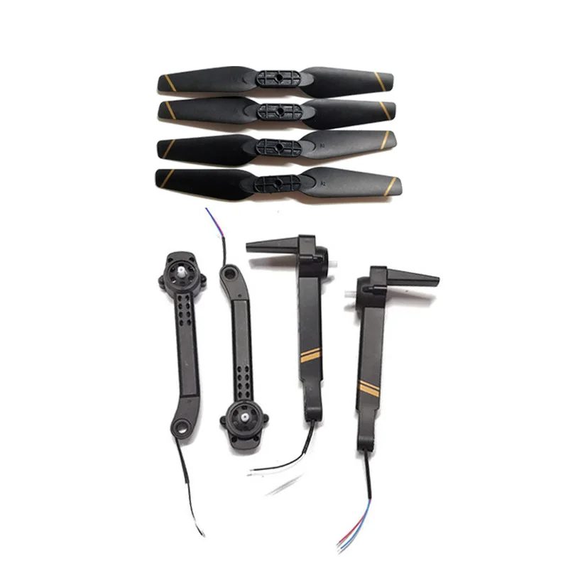 

4DRC V4 RICHIE Drone Replacement Accessory Motor Arm Front Rear Arm with Engine Propeller Blade Spare Part Kit