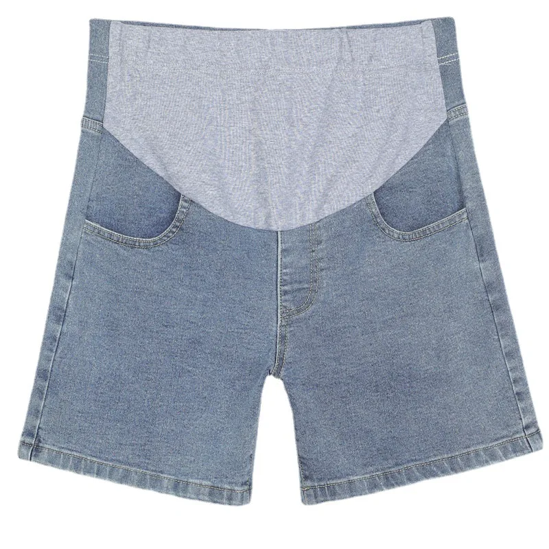 Vestiti delle donne incinte pantaloncini di Jeans oversize Jeans estate quarto sottile pantaloni delle donne incinte pantaloni di supporto della pancia maternità