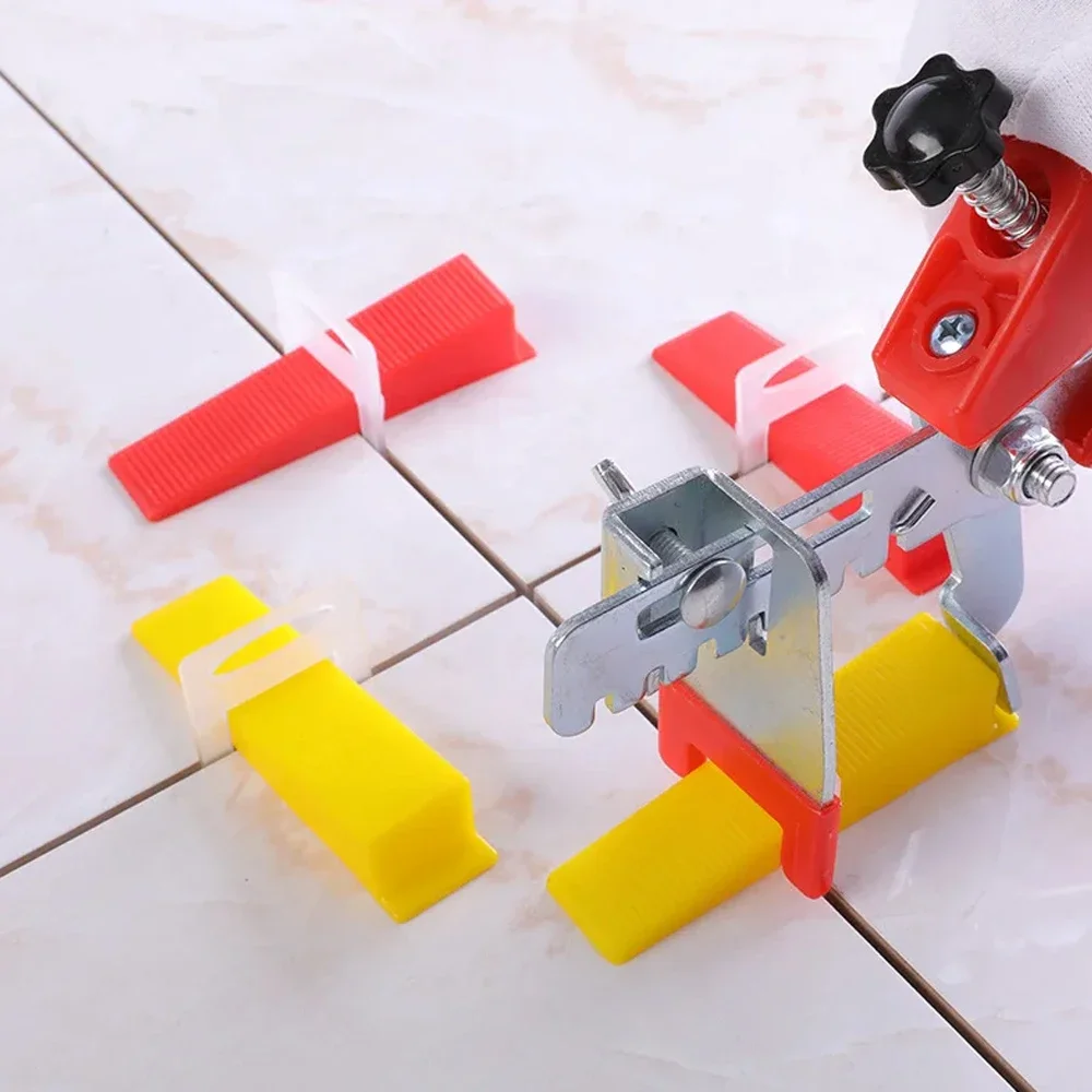 50-500Pcs Reusable Tile Leveling System Wedges Clips Tiling Ceramic Insert Spacers Tiling Floor Wall Carrelage Laying Wedges