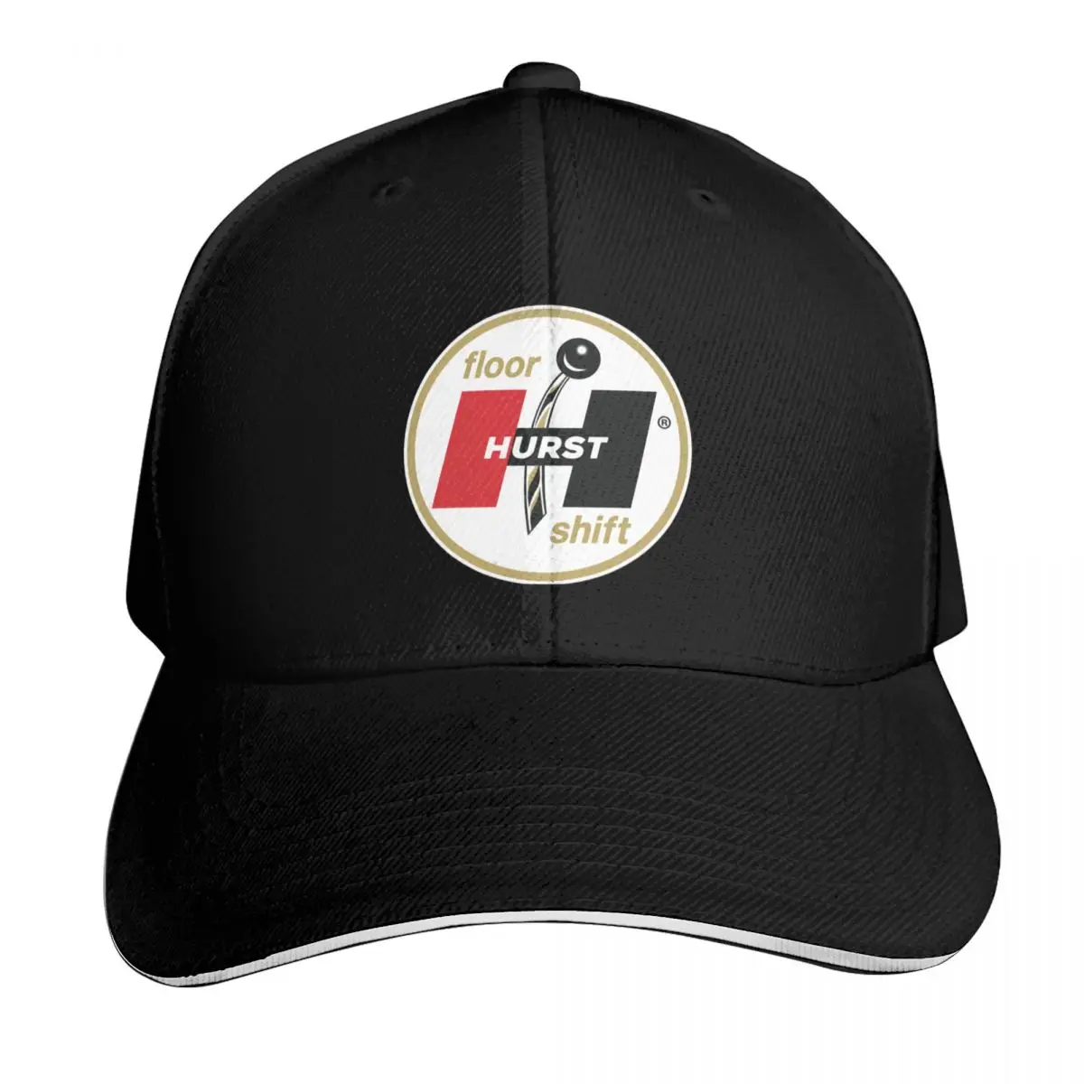 Hurst floor shift Baseball Cap Six Panel Structured Crown Sun Protection UPF 50+ Breathable Mesh Back