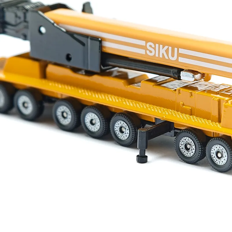 Siku Diecast Miniature Engineering Car Toy For Children 1/87 Truck Model Mega Lifter Crane Platform Trailer Collection Gift Boys