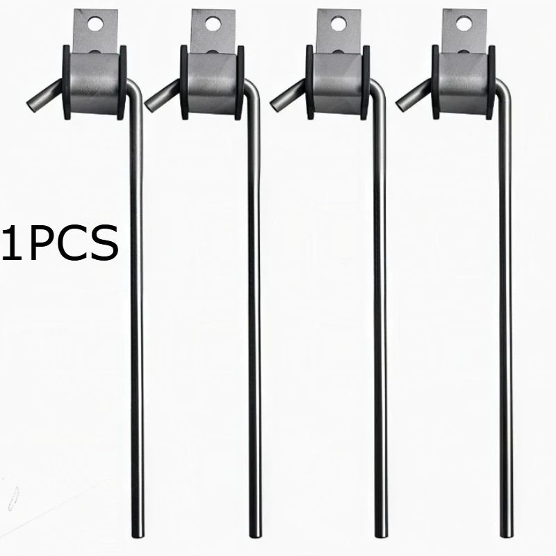 1PCS 90° Bend Universal Exhaust Hanger Bracket for Exhaust Pipe Mounting Ears Stainless Steel Swivel Hanger With Rubber Ring