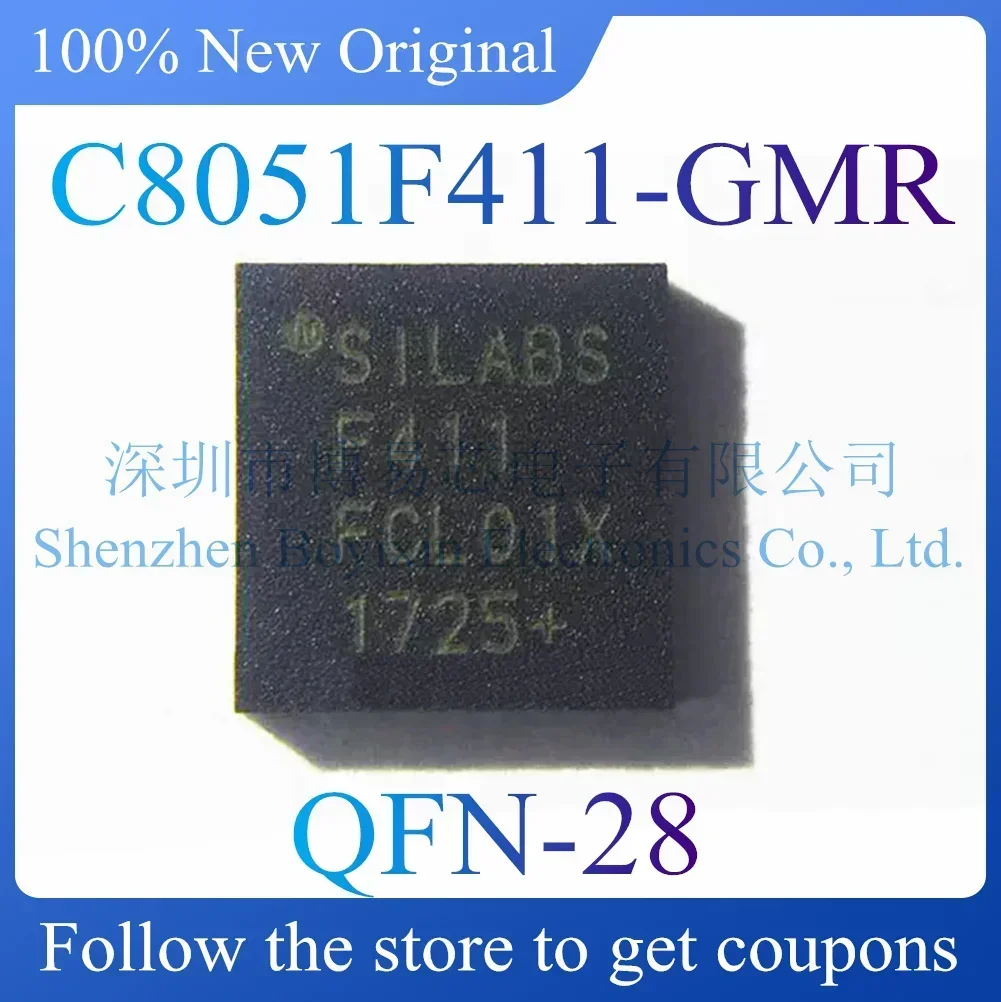 

NEW C8051F411-GMR F11.Original Product.QFN-28