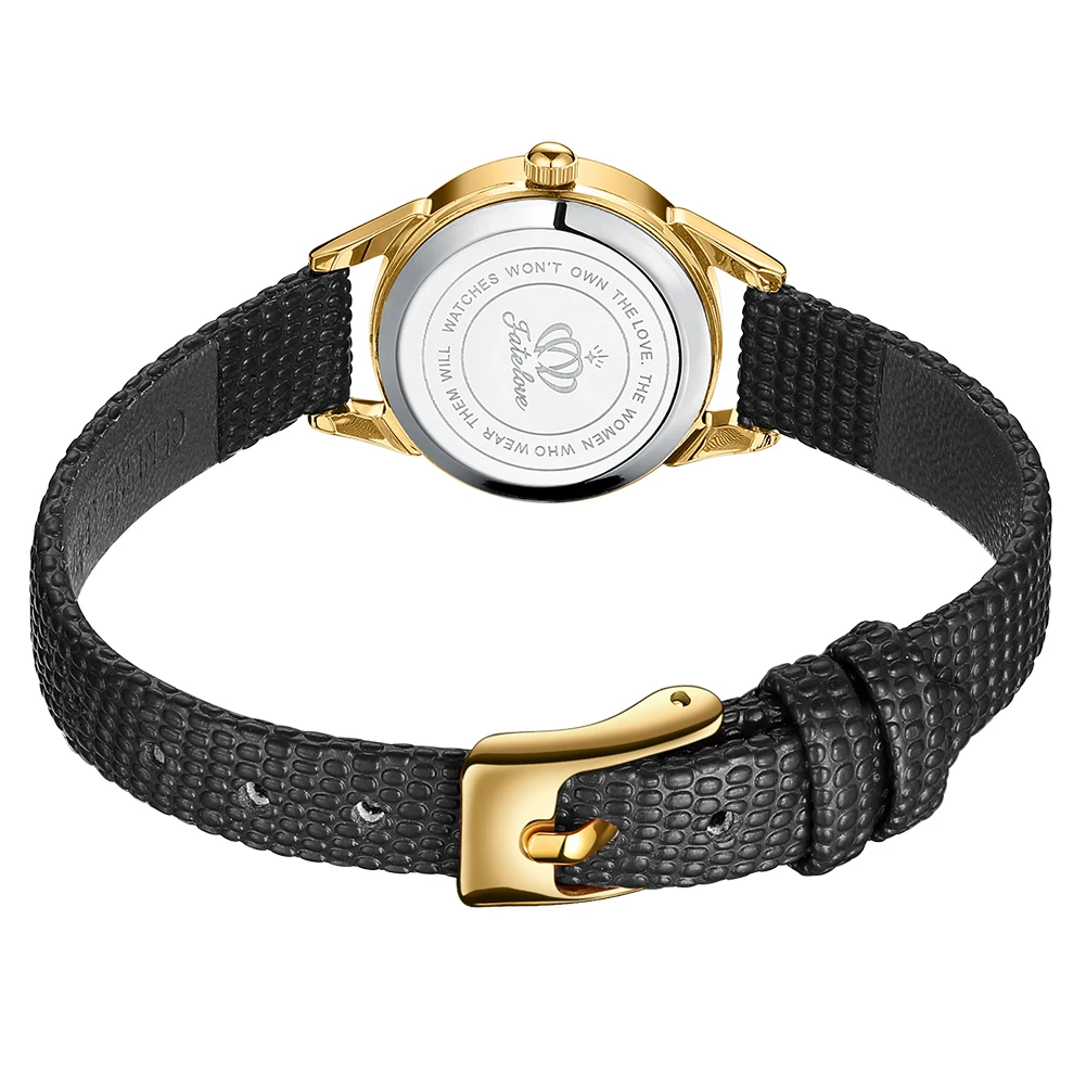 Женские часы бренд Fate Love, водонепроницаемые кварцевые часы для женщин, FL908