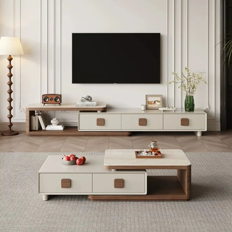 

Nordic White Tv Cabinet Modren Drawers Storage Space Saving Living Room Tv Stands Wooden 200Cm Mueble Televisor Furniture Home