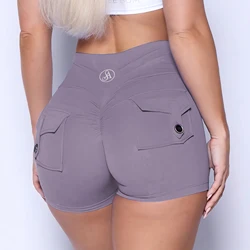 2025 Allure The Band Frauen Pocket Scrunch Butt Shorts Push Up Gym Sport Shorts Legging für Frauen Hip Booty Shorts Frauen Hosen