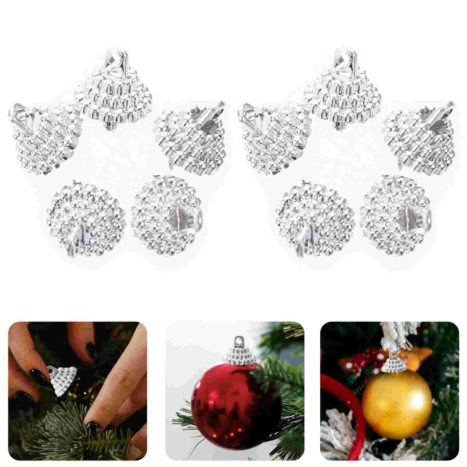 Christmas End Caps Decoration Fitting Jacket Creative Balls Accessory Pendant DIY Parts