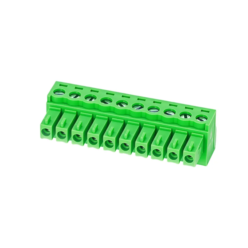 10PCS Plug-in Terminal Block Connectors 2EDGK 3.5mm 2P 3P 4P 5P 6P-24P 3.81mm 15EDGK PCB Screw Wire Connector Socket Plug Header