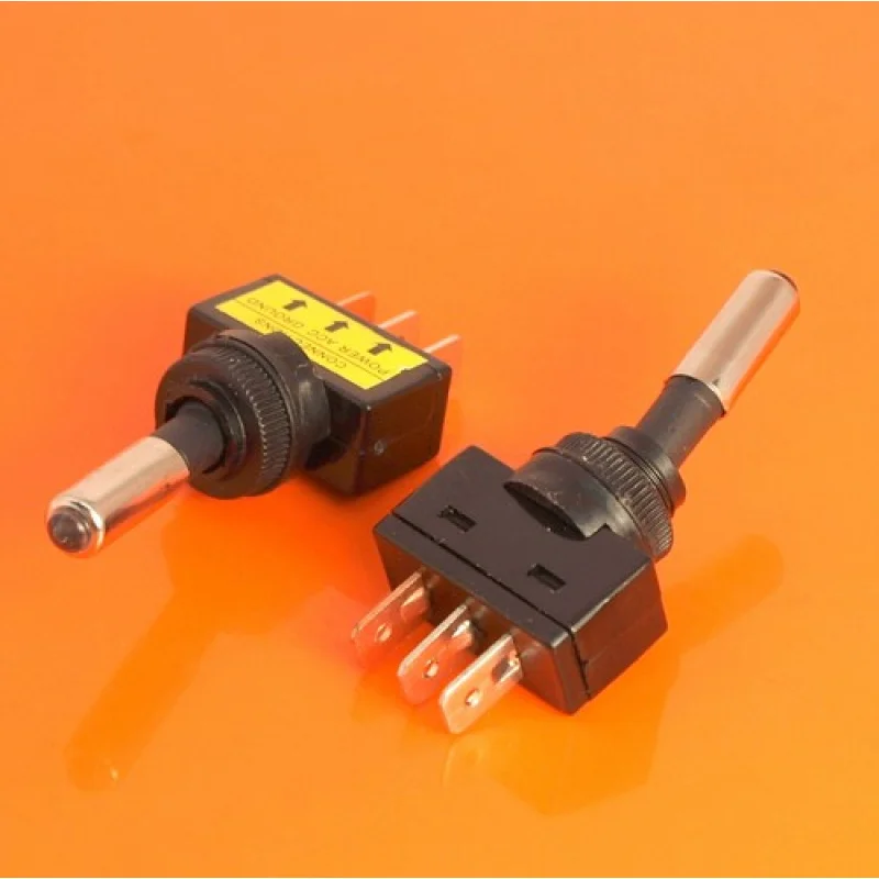 1/10PCS Quality LED Toggle Switch On/Off Rectangle 3 Pin 12V 20A Panel Car Van Dash SPST