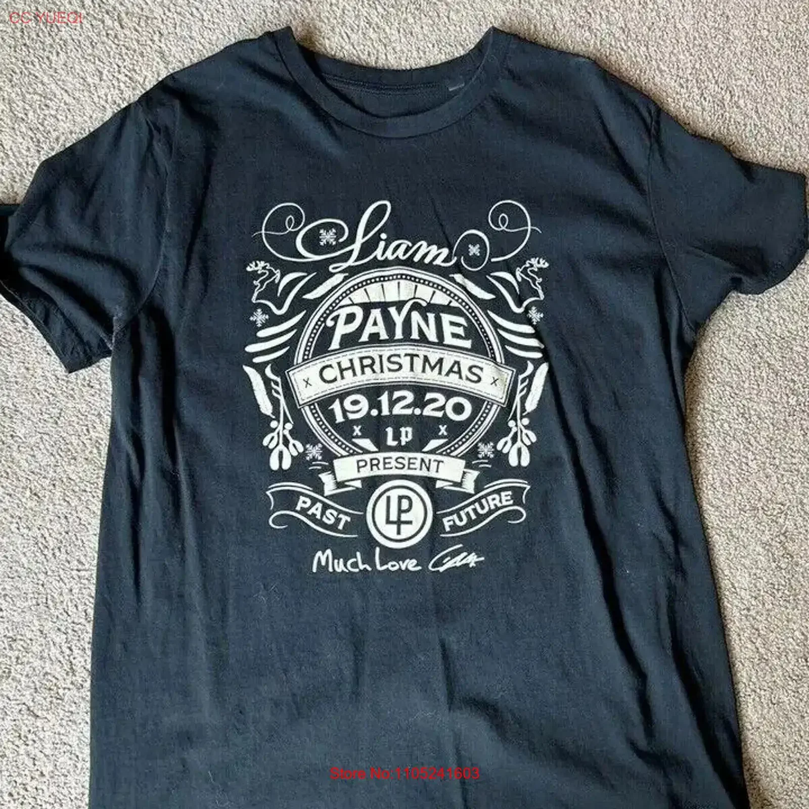 

New Liam Payne christmas 2020 For Fans S 5XL T Shirt BI04_535 vintage Washed Breathable Top For Everyday Wear Stretched
