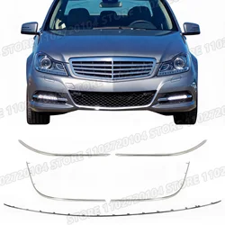 for 2012-2014 W204 Mercedes Benz C-Class Rear Bumper Chrome Trim 2048853721 2048853821 2048852921 2048853021 2048853121