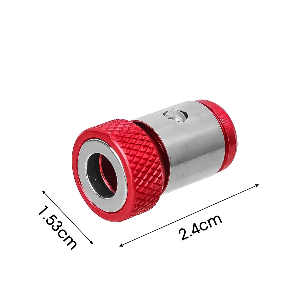 Metal Strong Magnetic Ring Magnetizer Screw Electric Phillips Screwdriver Bits Holder Universal Alloy Anti-corrosion Power Tools