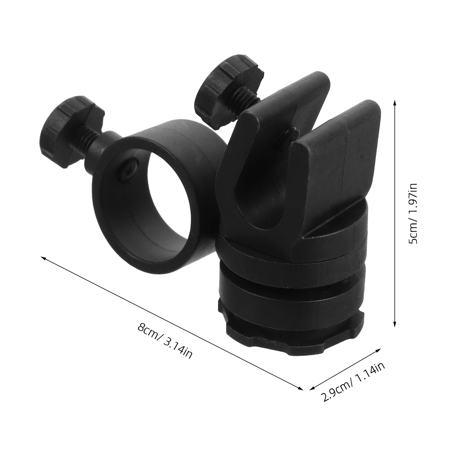 مشبك للمصابيح الأمامية المتينة، حامل إضاءة آمن للقبعات الصلبة، مثالي للعمل الليلي والبناء الخارجي، حامل إضاءة القبعة الصلبة