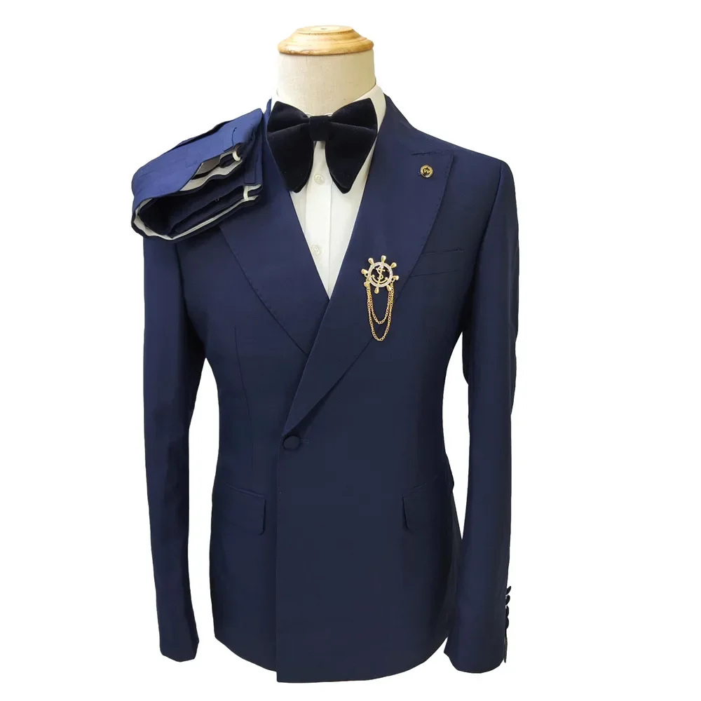 

Right Button Men's Suit Two-piece Formal Best Man Wedding Conference Costume Man Suit Wedding Suits for Men