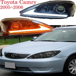 car bupmer head light for Toyota camry headlight LED 2005~2006y car accessories DRL fog for Toyota camry headlamp