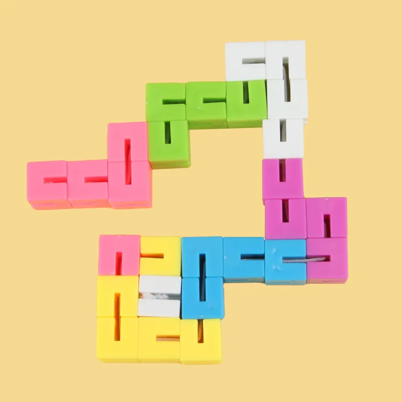 Règle magique transformable pour enfants, Segments magiques, Salle Instagram, Couleur 3D, PuzzleToys, Cubes éducatifs, Jouet, Nouvelle variété