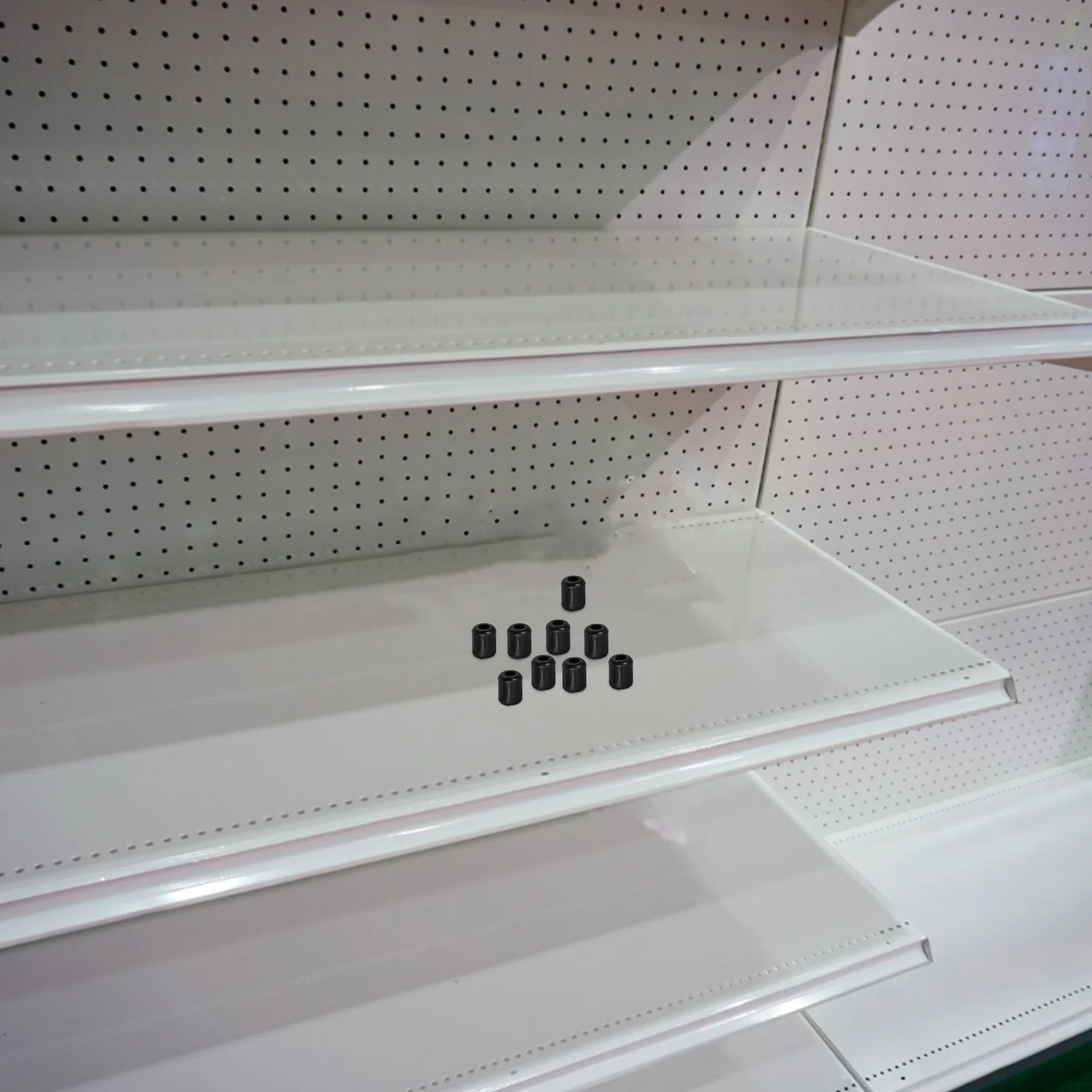 90pcs Peg Hook Stoppers For Plastic Metal Hooks Pvc Pegboard Display Accessories Inventory Control Clips Retail Organization