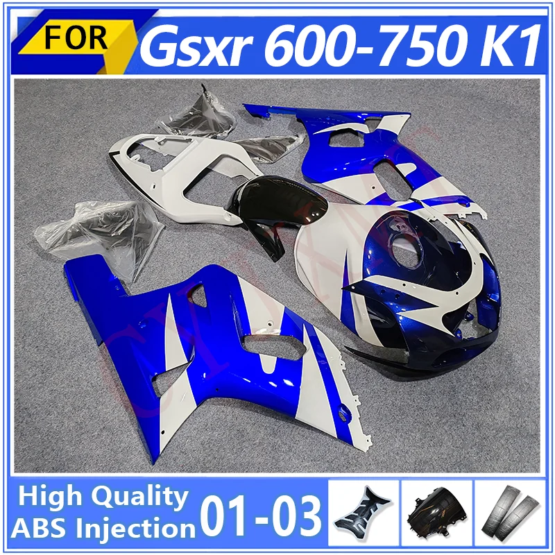 

Full Body Motorcycle Fairing for Suzuki GSXR600 GSXR750 K1 2001 2002 2003 Fairings Kit gsxr 600 750 01-03 Bodyframe Tank Housing