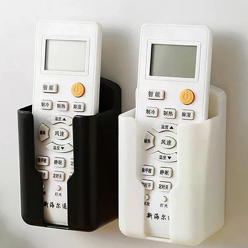 Universal Remote Controller Holder Phone Charging Bracket Air Conditioner Wall Shelf Mount Stand No Fall Space Save