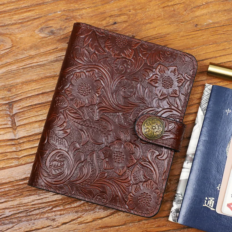 1pc Travel Passport Clip Cover Genuine Leather Pass Port Holder Lightweight Wallet Protection. Passports Protective Case