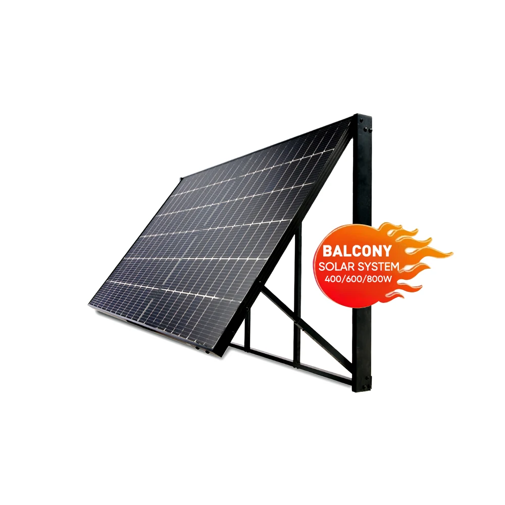 Solar Balcony Power Micro Inverter Plants  600 Watt 400w 800w Plug And Play On grid Balcony Solar System