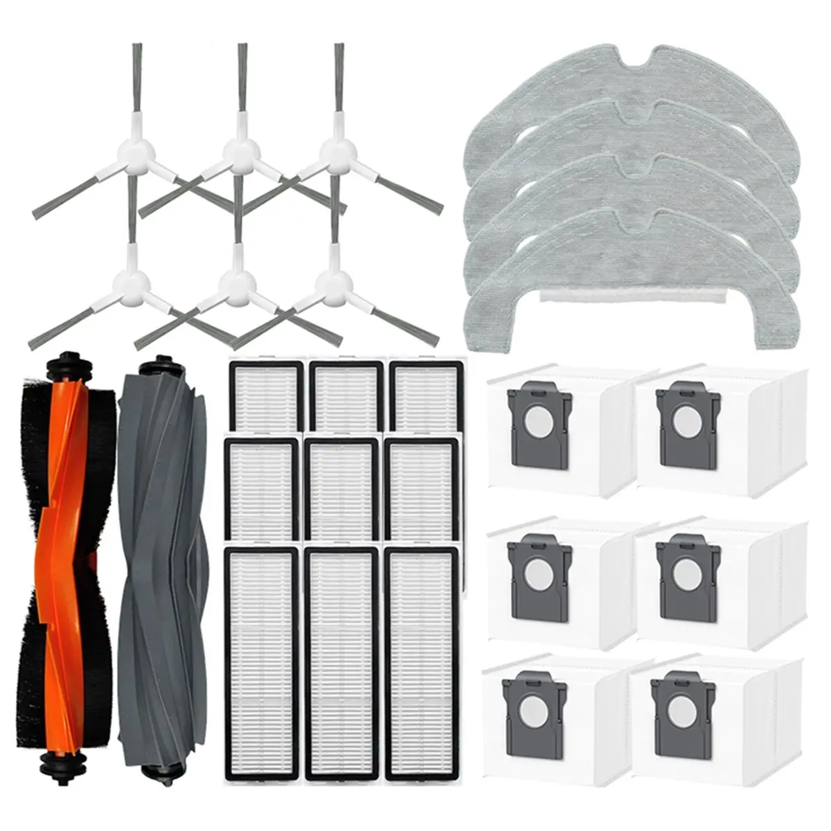 

For D10 Plus Gen 2/RLD32GD Main Side Brush Filter Accessories Large Capacity Dust Bag Vacuum Cleaner Parts