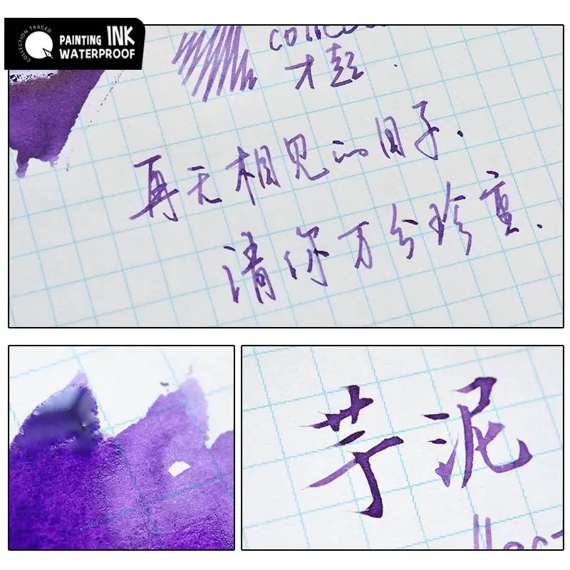 

Чернила для перьевых ручек CAIQI, 19 мл, 52 цвета, глянцевые, водостойкие, безуглеродные, градиентные, для перьевых ручек, канцелярские товары, школьные принадлежности