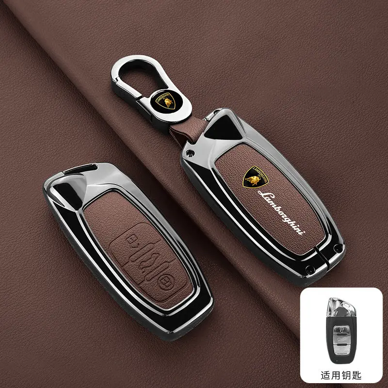 التغطية الكاملة سبائك الزنك غطاء مفتاح السيارة عن بعد واقية قذيفة لامبورغيني أوروس هوراكان أفينتادور قسط الملحقات #2