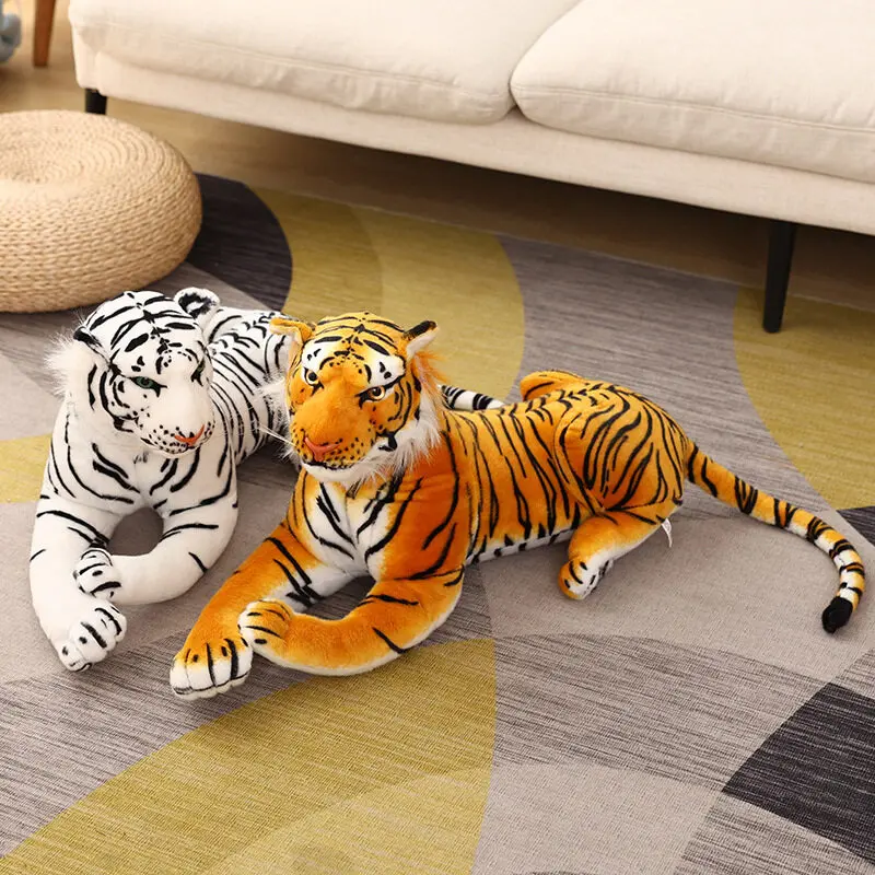 50/75 cm Kawaii Real Life Tijger Knuffel Kussen Leuke Knuffel Tijger Pluche Pop Verjaardagscadeau voor Kinderen Kinderen Home Decor