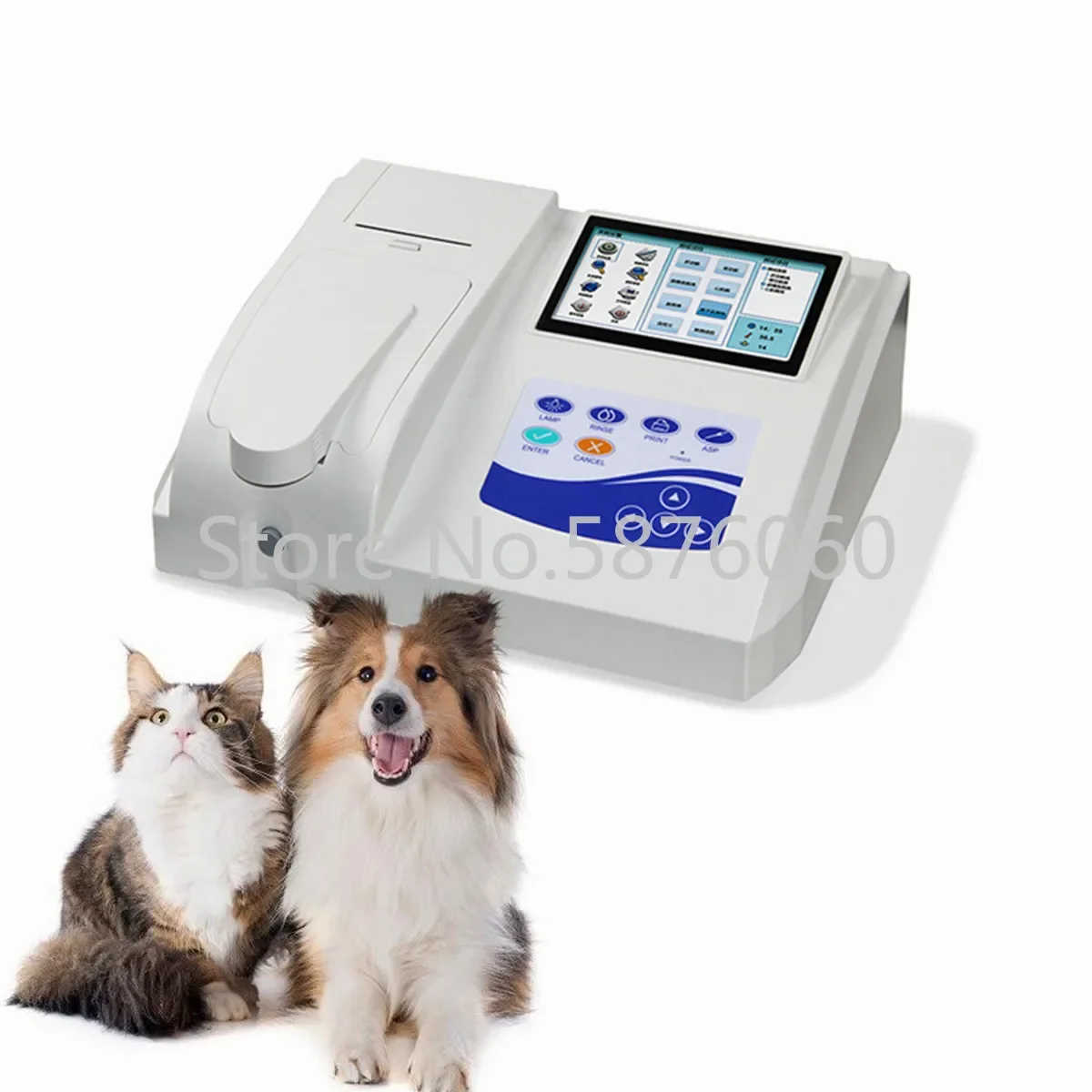 

Cannie Dog Vet Veterinary Animal Semi Auto Che-mistry Blood Testing Biochemistry Analyzer Machine Medical Supplies