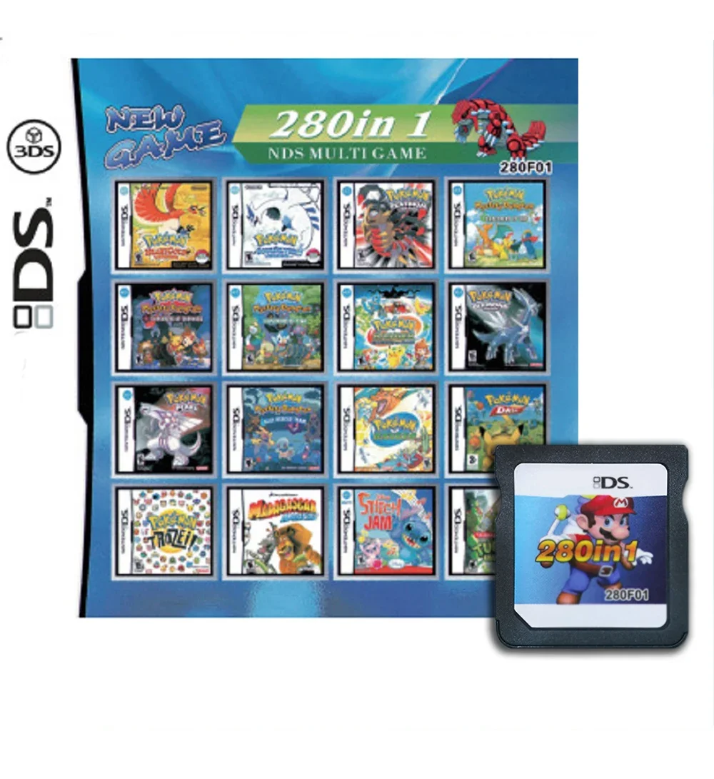 3DS NDS Game Card Combined Card 208 In 1 NDS Combined Card NDS Cassette 510 IN1 520 500