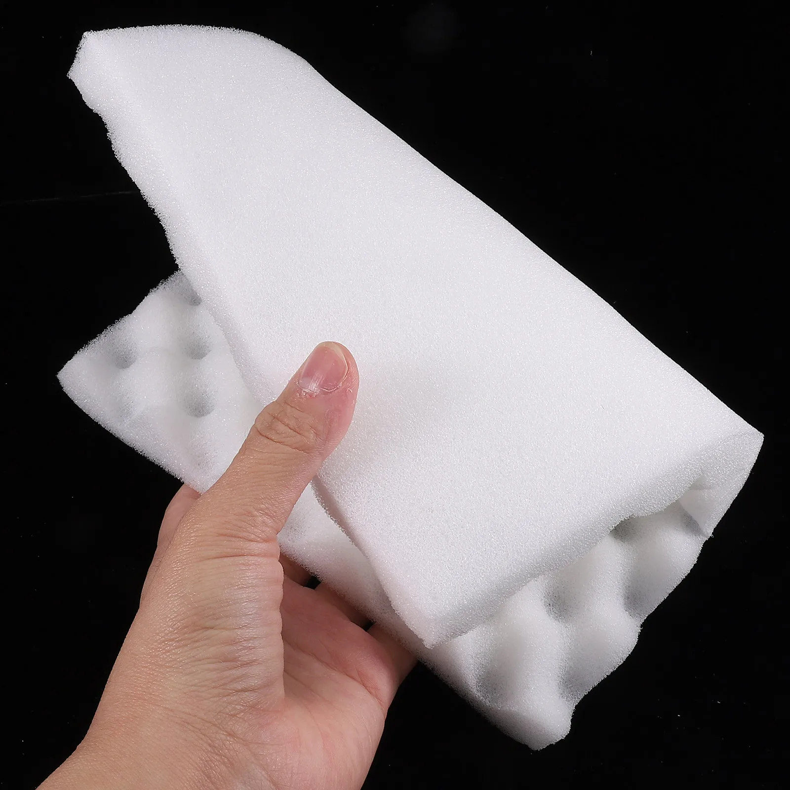 4Pcs Premium Wave Design Sponge Cushion Baking Pad for Drying Sugar Flowers Beads Flower Shaping Kitchen Restaurant