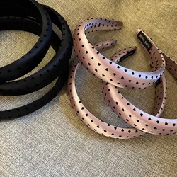 2pc European and American Retro Pink Heart Headband Women Girls Hair Bands Elegant Hairband for Holiday Party Hair Accessories