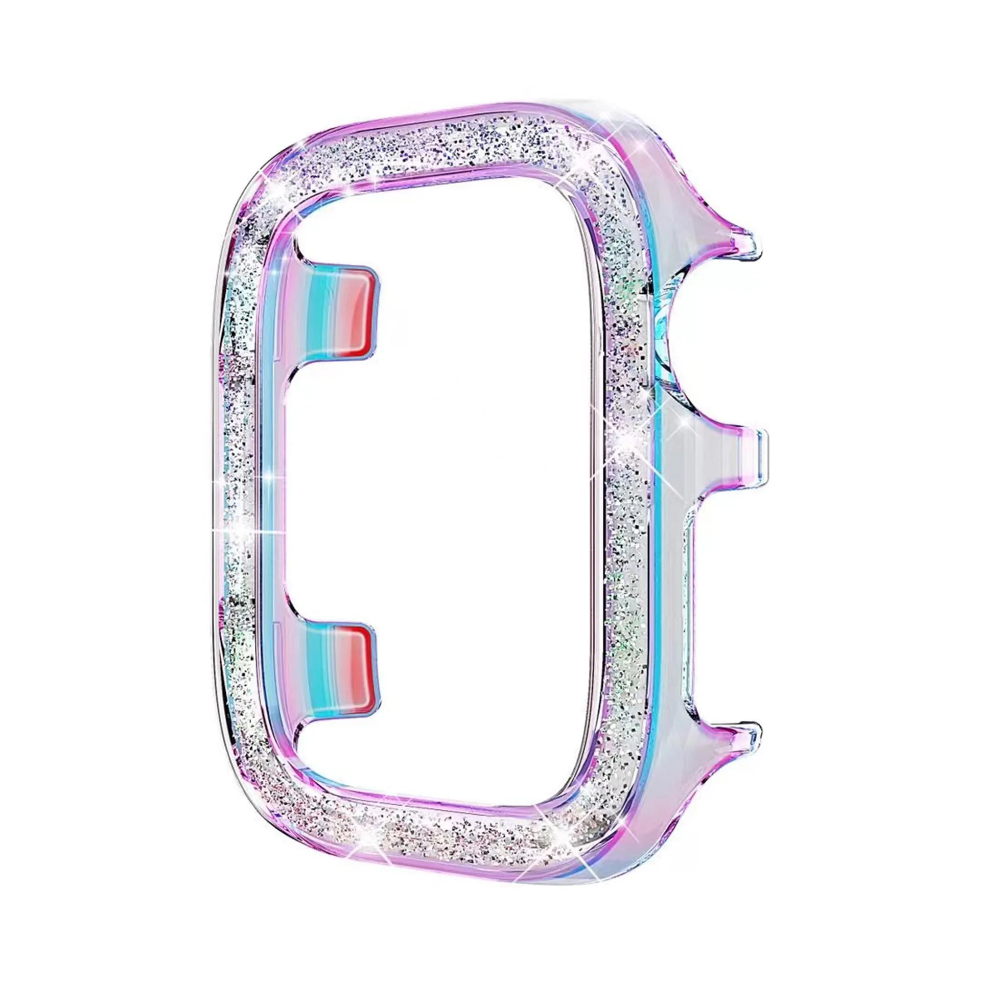 Bling Case for Apple Watch 2 49mm 40mm 44mm 41mm 45mm 38mm 42mm Protector cover for iwatch series 9 8 7 SE 6 5 4
