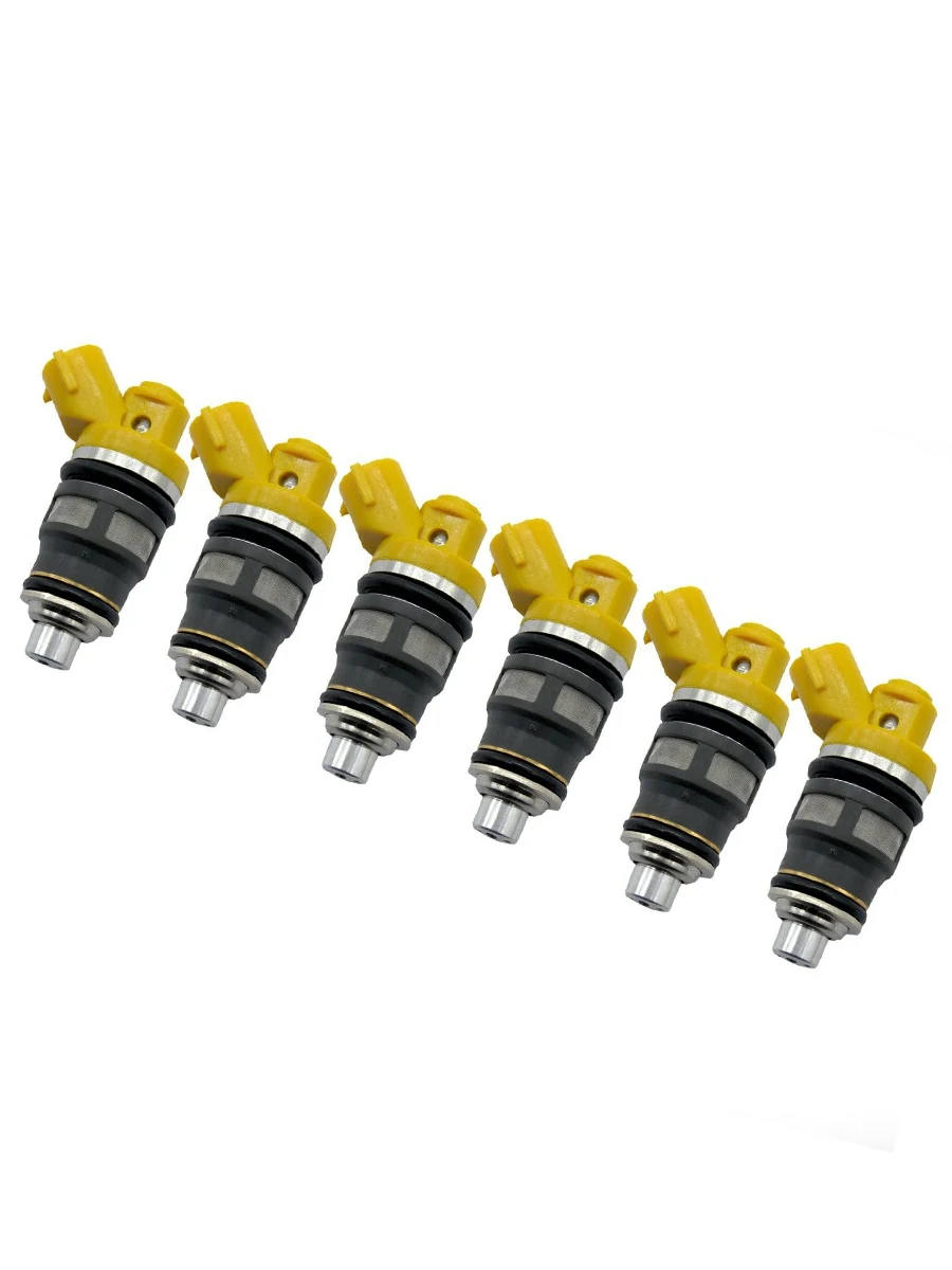 6PCS FUEL INJECTOR 23250-46020 2325046020 FOR TOYOTA CHASER CRESTA SUPRA SOARER 1JZ-GTE 380cc FREE SHIPPING