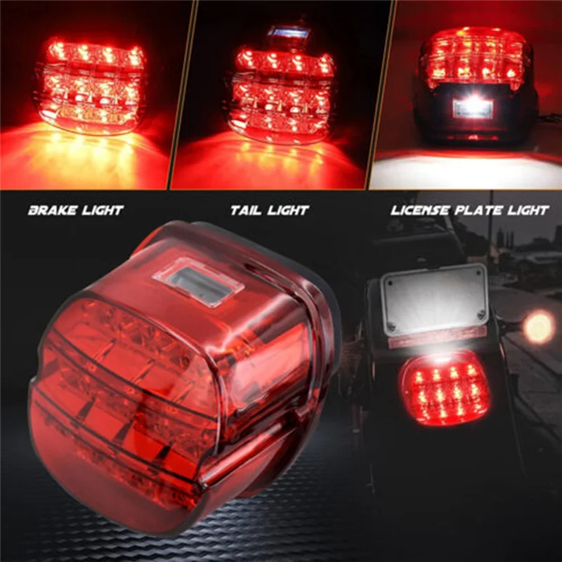 

High Quality Red Lens LED Brake Tail Light Parts For Electra Glide Fatboy Ultra Limited Dyna