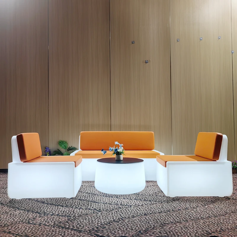 

Modern design luminous back chair table sofa stool bar entertainment KTV booth coffee table outdoor leisure lounge chair