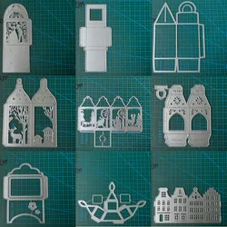 metal cutting dies Folding box envelope die mold Scrapbook paper craft knife mould blade punch Embossing stencils template