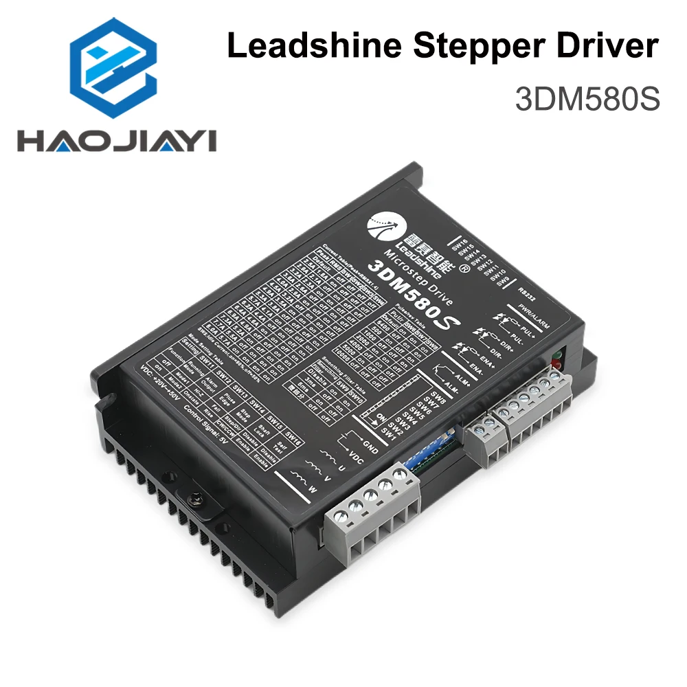 

HAOJIAYI 3DM580S stepper motor driver Leadshine 3phase match stepper motor nema57 86 18-50VDC