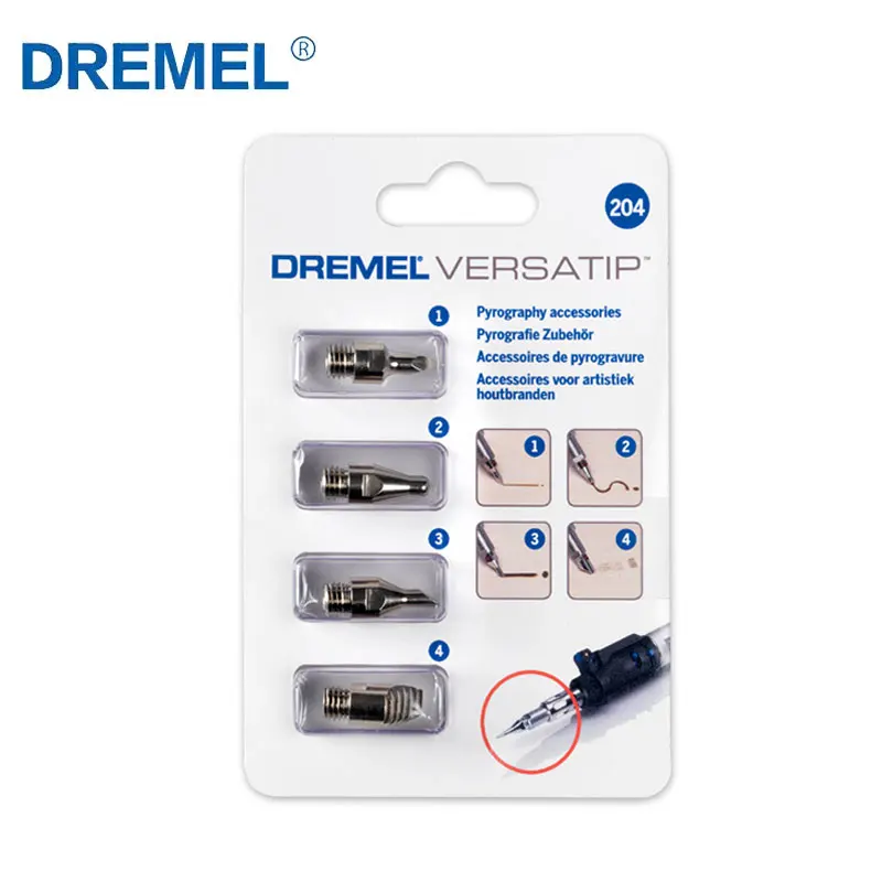 Dremel Versatip 204 Welding Tips for Dremel Soldering Iron 2000 2200 Soldering Tips Accessories Wholesale Dropshipping