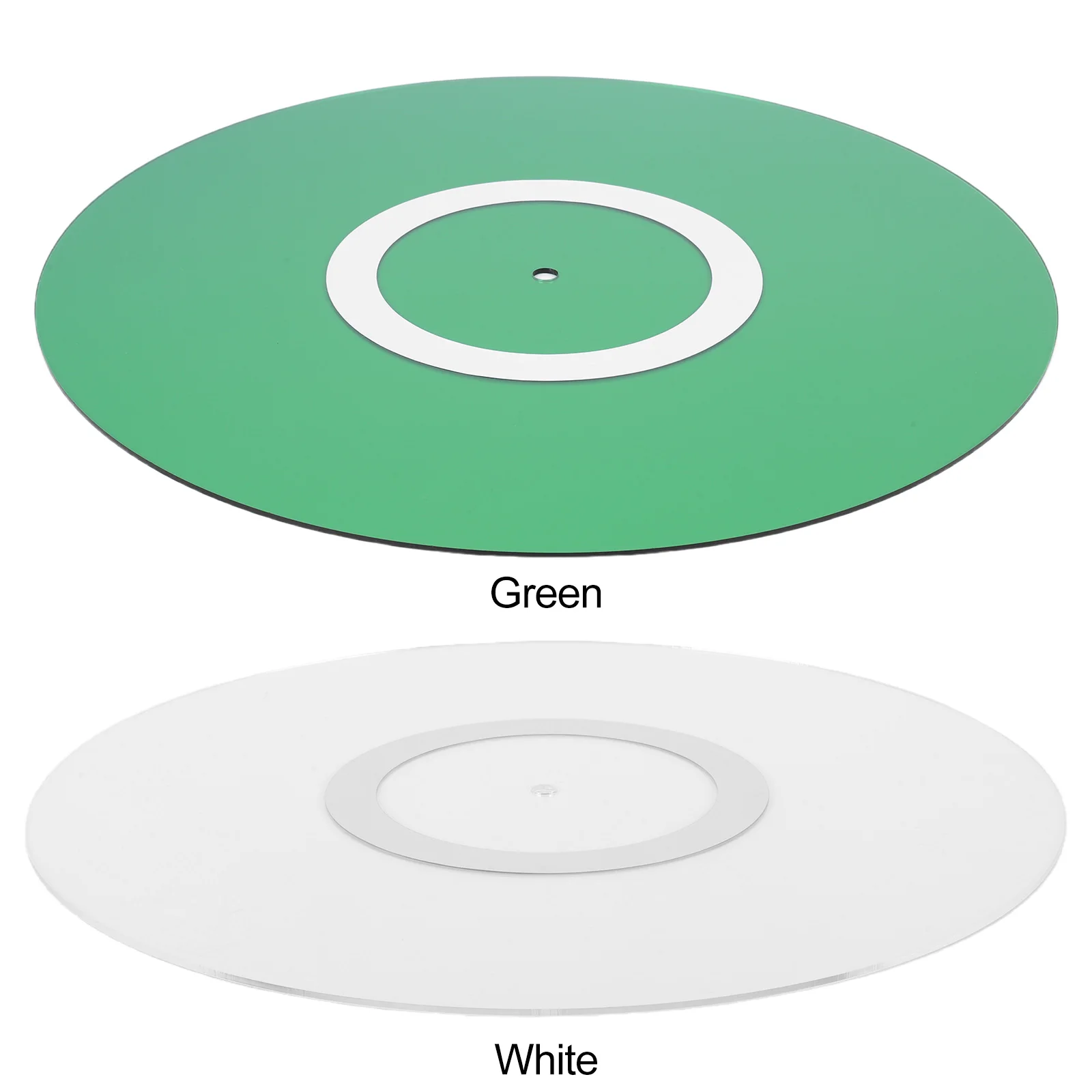 Turntable Mat Defined Bass Acrylic Record Player Platter Recording Player Mat for Noise Reduction/Improved Sound Quality