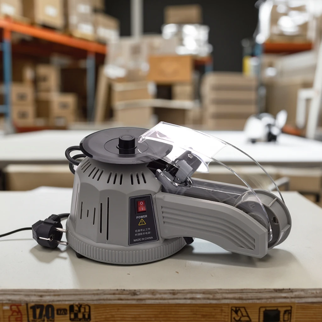KNOKOO ZCUT-2 Auto Rotary Packing Tape Dispenser - Commercial-Grade Adhesive Tape Cutter Machine for Logistics & E-commerce