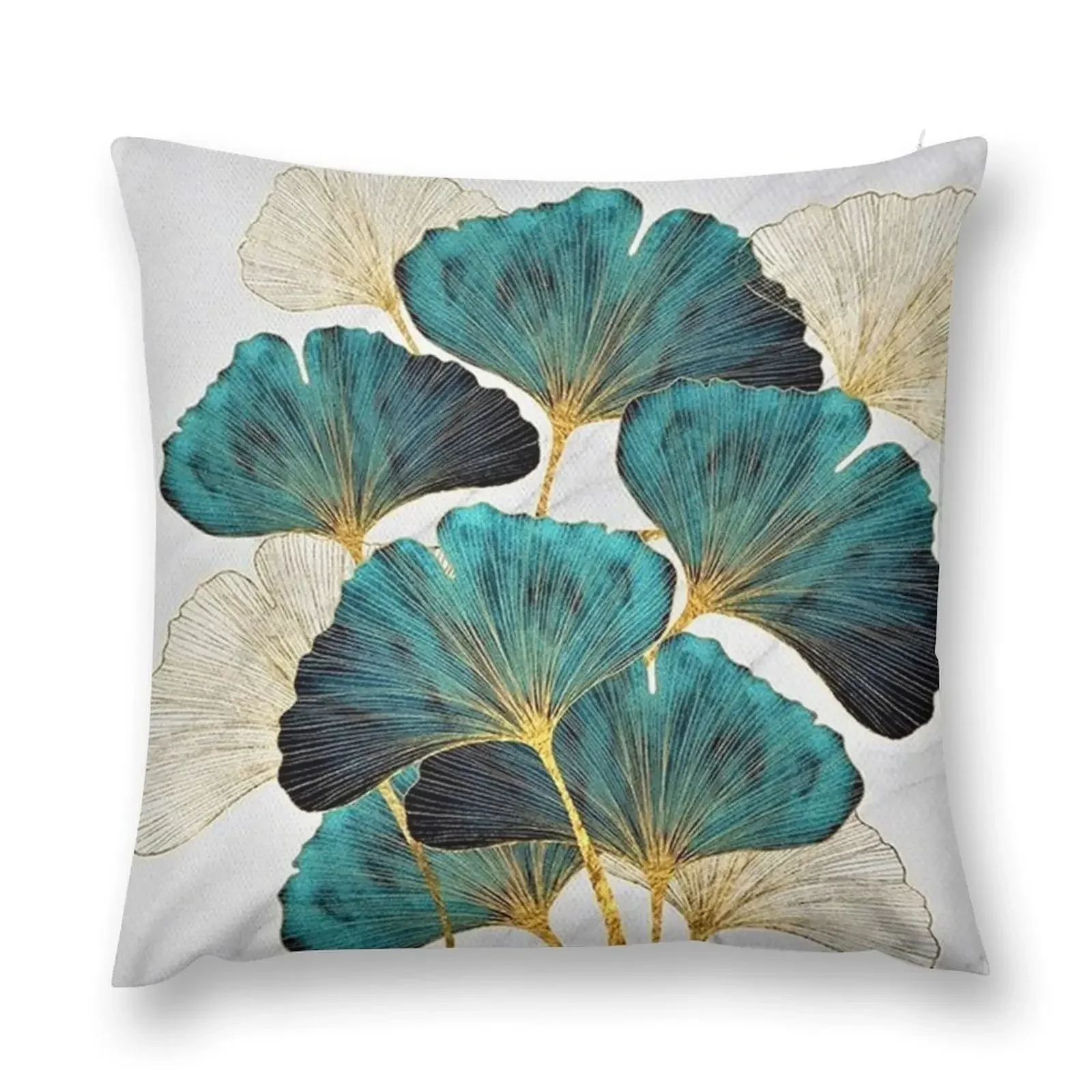 

Blue ginko leaves Throw Pillow Pillowcases For Pillows Pillowcases Cushion Covers Sofa covers for pillows pillow