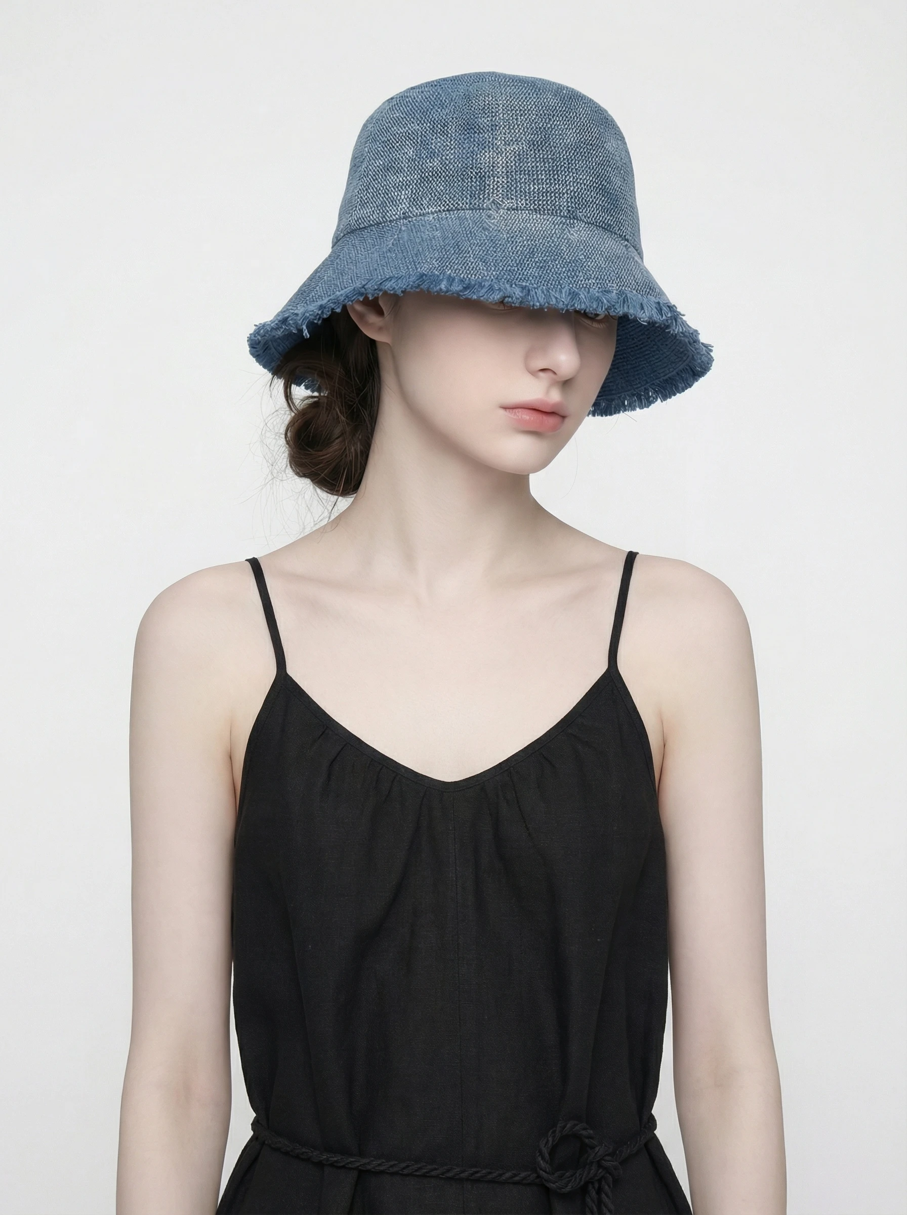 nouveau-style-printemps-2026-–-chapeau-de-pecheur-tricote-fin-et-respirant-a-bords-effiloches-protection-solaire-exterieure-pliable-a-large-bord-pour-femme