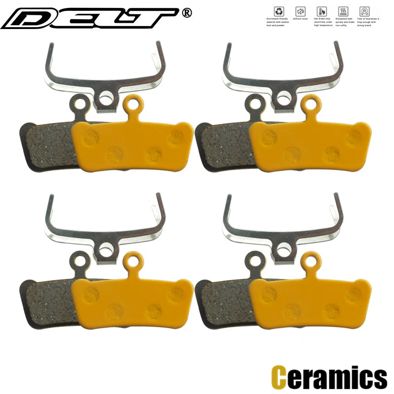 DELT 4 Pair Ceramics Bicycle Disc Brake Pads,FOR SRAM,G2,Guide,Ultimate,RSC,RS,R,Avid,X0,E7,E9,XO,Elixir,Trail,4 Pistions,BIKE