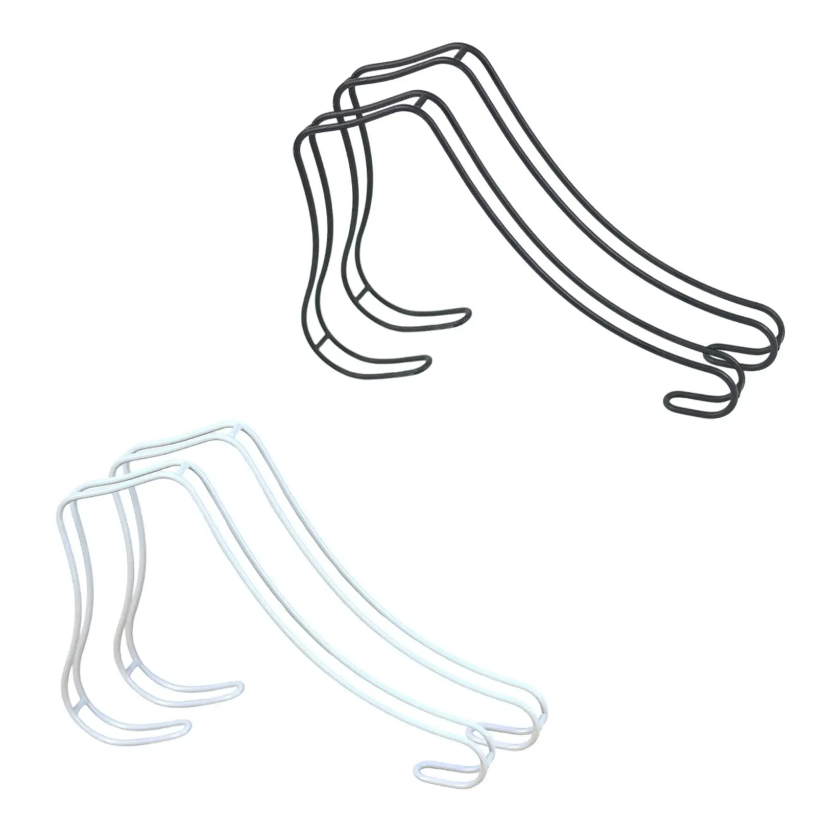 2Pcs Sandal Shoes Display Stand Inserts Sturdy for Home Retail Store Mall