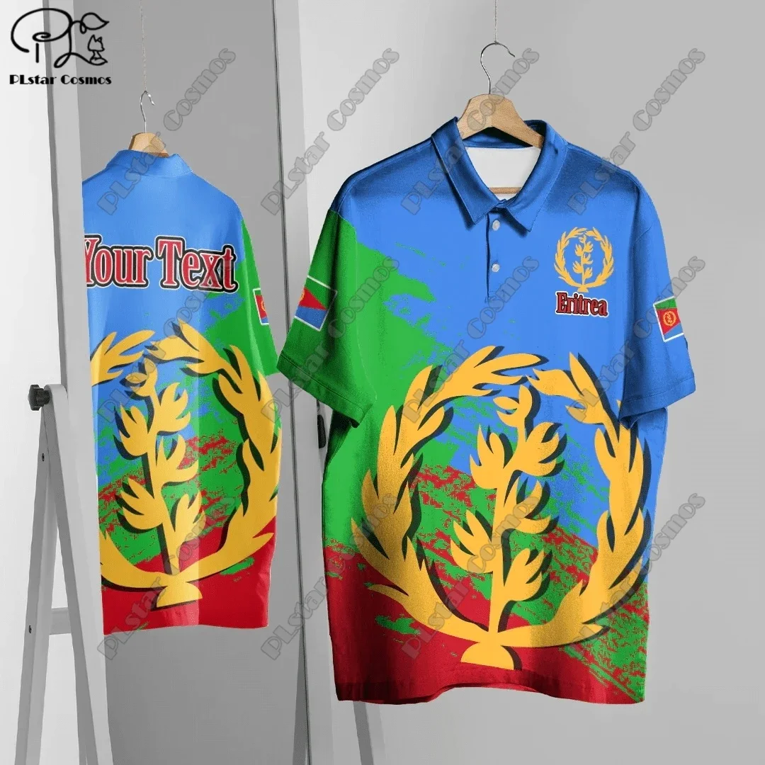 3D Printing New Custom Name Polo Shirt Unisex Eritrea Estonia Ethiopia Faroe Special Polo Shirt