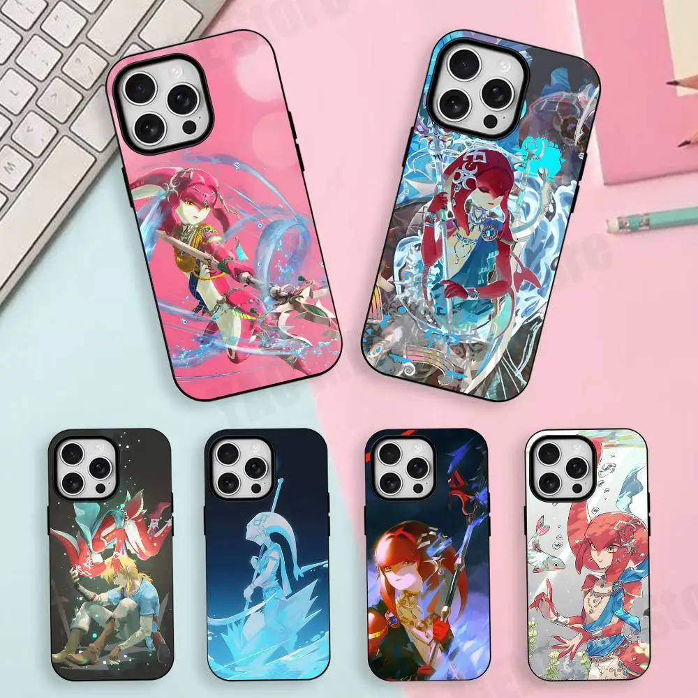 Mipha Anime Frosted Soft For Phone Case For Iphone18 17 16 15 14 13 12 Pro Max XS Wireless Charge Magnetic Cover